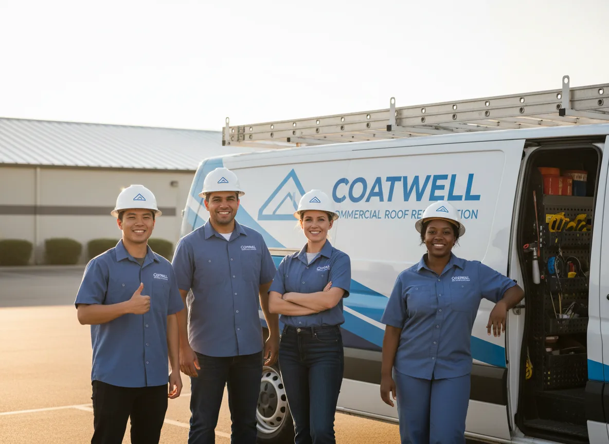 Commercial roof coating company in Rice, MN